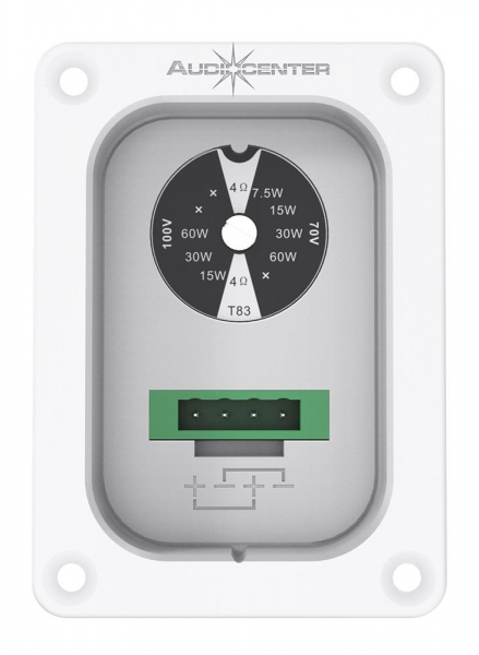 Пассивная акустическая система Audiocenter T83 white