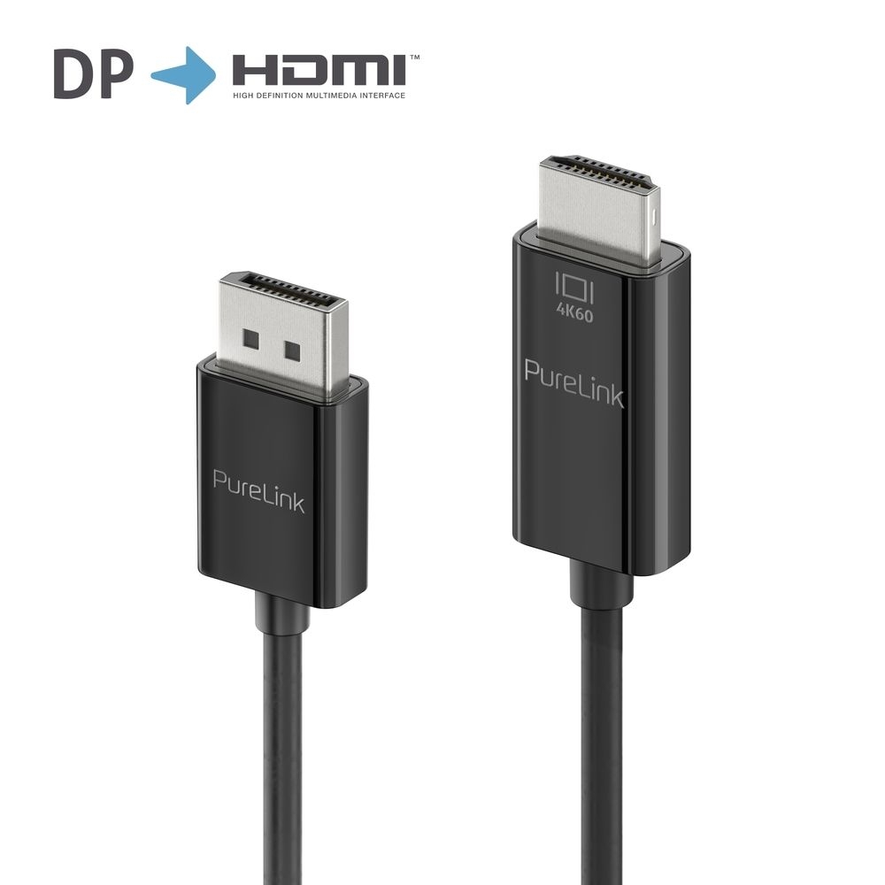 Кабель активный PureLink IS2001-015 4K DisplayPort / HDMI (1,5м)