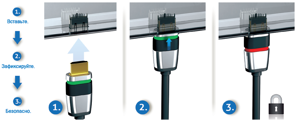 Кабель PureLink ULS1020-010 (1м) yellow. HDMI 2.0 (4K) 