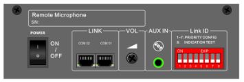 Настольная микрофонная консоль на 6 зон CMX Audio DA-500RM для DA-xMT