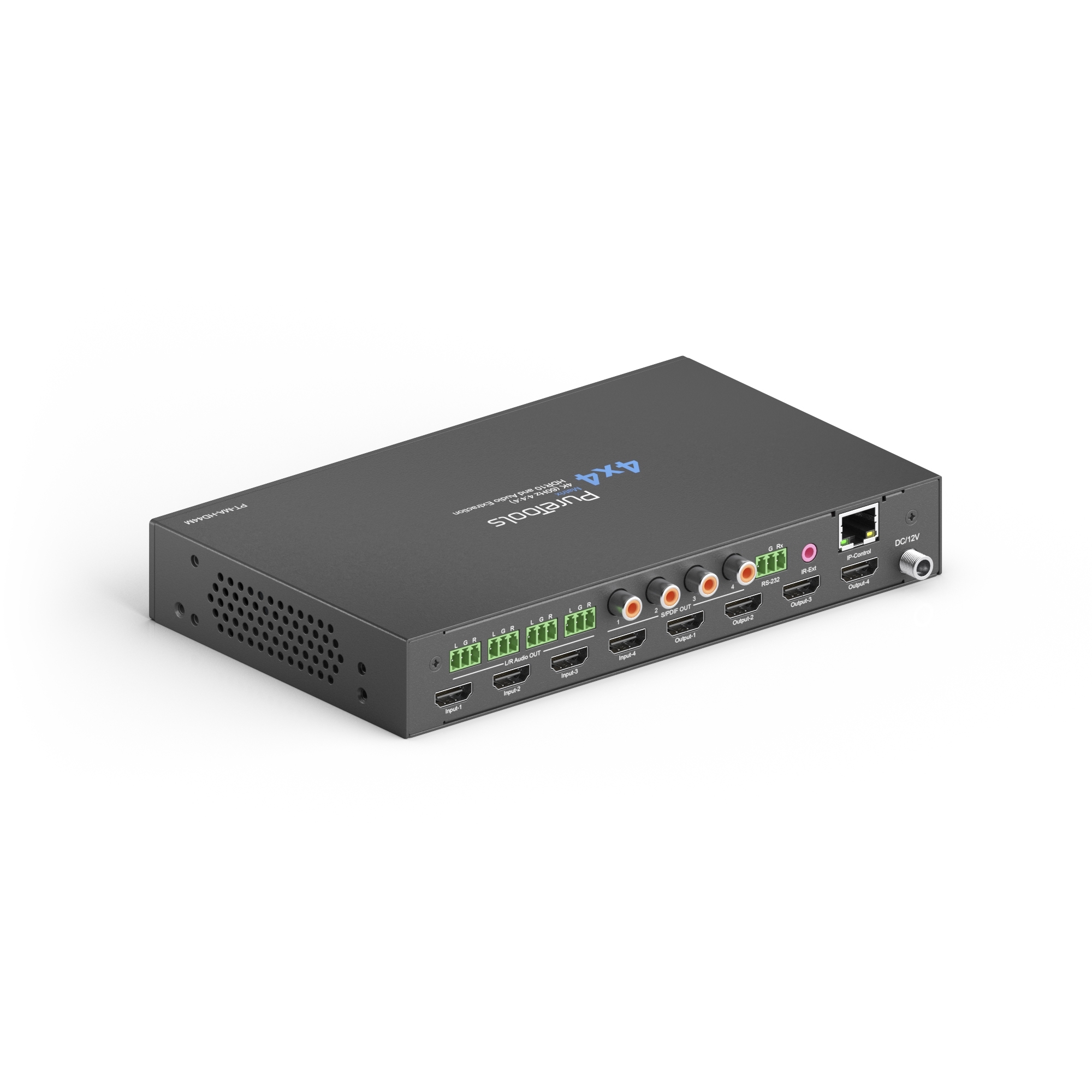 Матричный коммутатор Purelink PT-MA-HD44M PureTools - 4x4 4K 18Gbps HDMI Matrix with Audio De-Emb