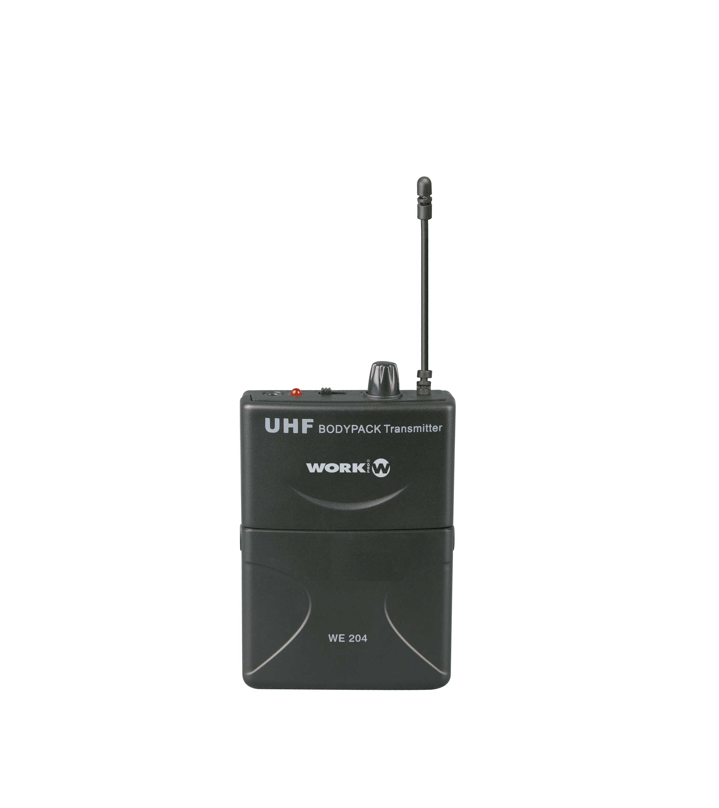 Комплект беспроводных петличных микрофонов WORK WRD 204/2, 4 канала VHF