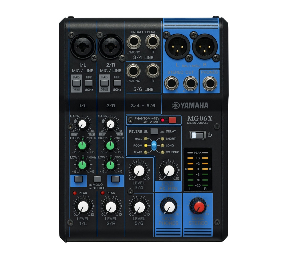 Микшерный пульт аналоговый Yamaha MG06X MIXING CONSOLE